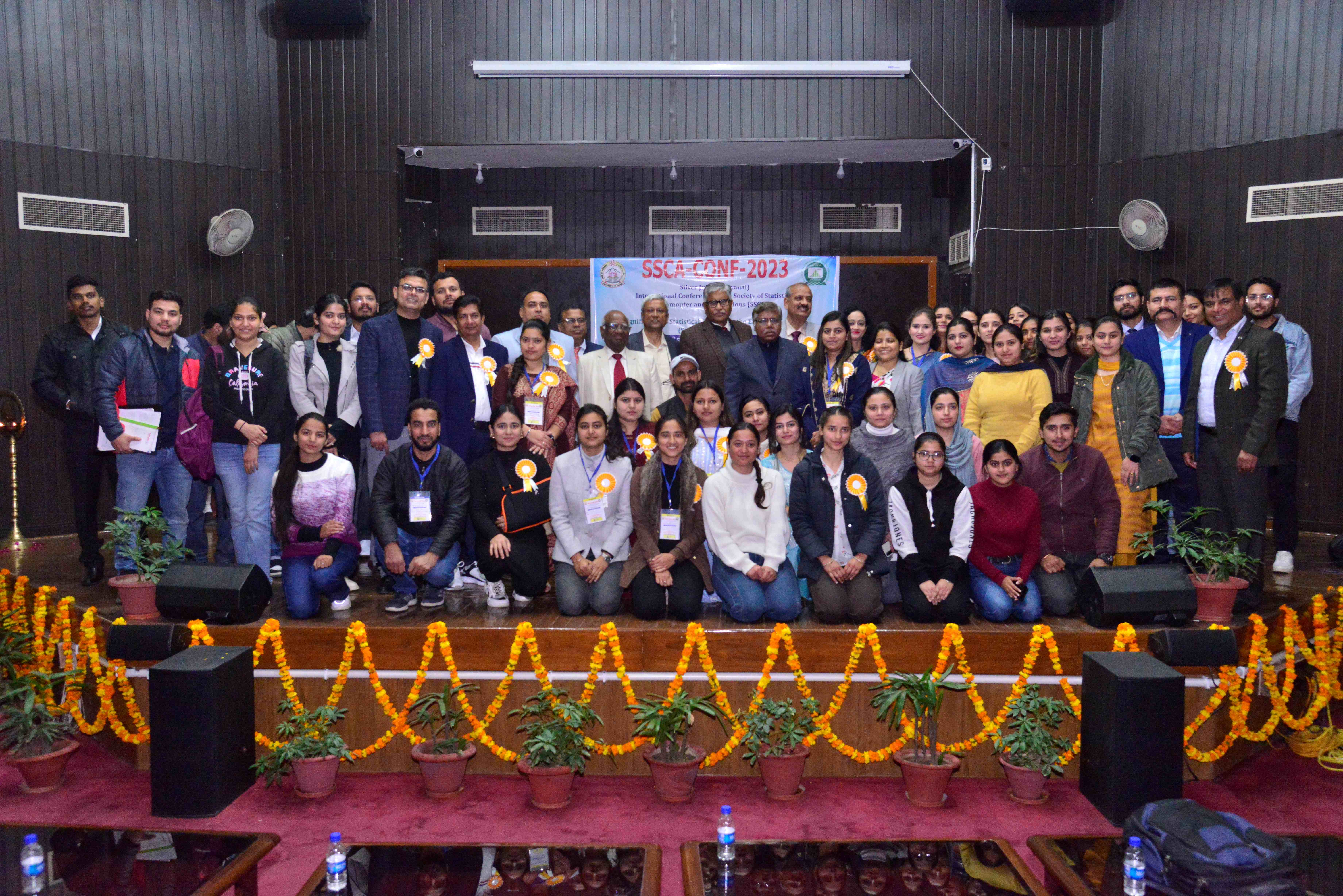Participants of the International Conference organized by Department of Statistics