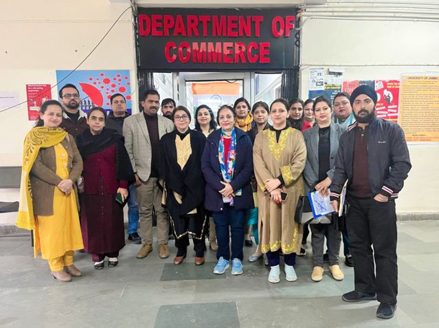 The Department of Commerce at the University of Jammu recently convened a meeting of the Board of Studies (BOS) in the Office Chamber of Head of Department of Commerce on January 30, 2024. 