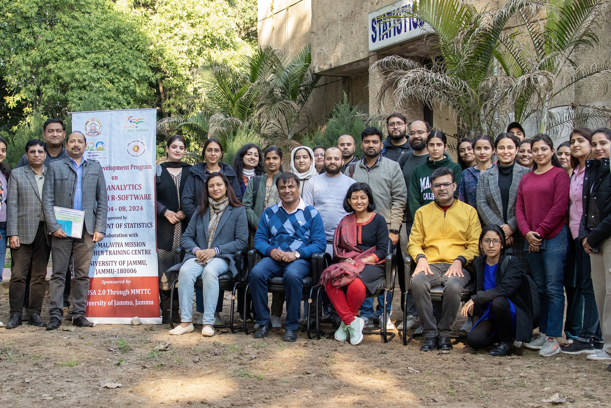 Participants of Faculty Development Program on Data Analytics through R (March 04-08,2024)