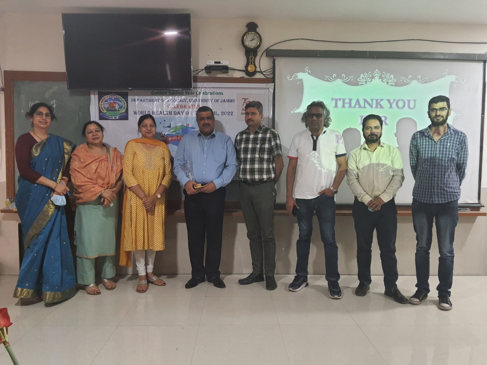 “World Health Day” was celebrated on 7th April 2022 by the Department of Zoology, University of Jammu