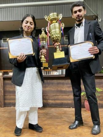 Winners of Debate Trophy Competition