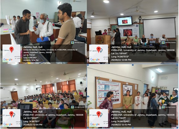 One Day Science Exhibition on “Awareness of Genetic Disorders” was organized on 25th of August 2022 by the Department of Zoology and Institute of Human Genetics, University of Jammu.