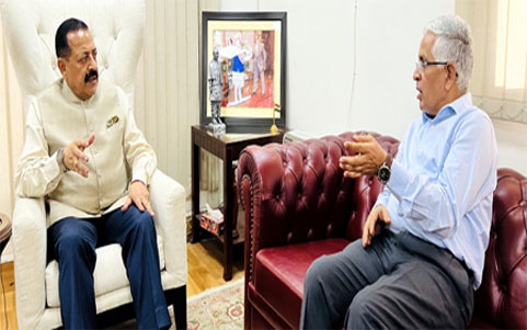 VC JU meets Dr Jitendra Singh 
